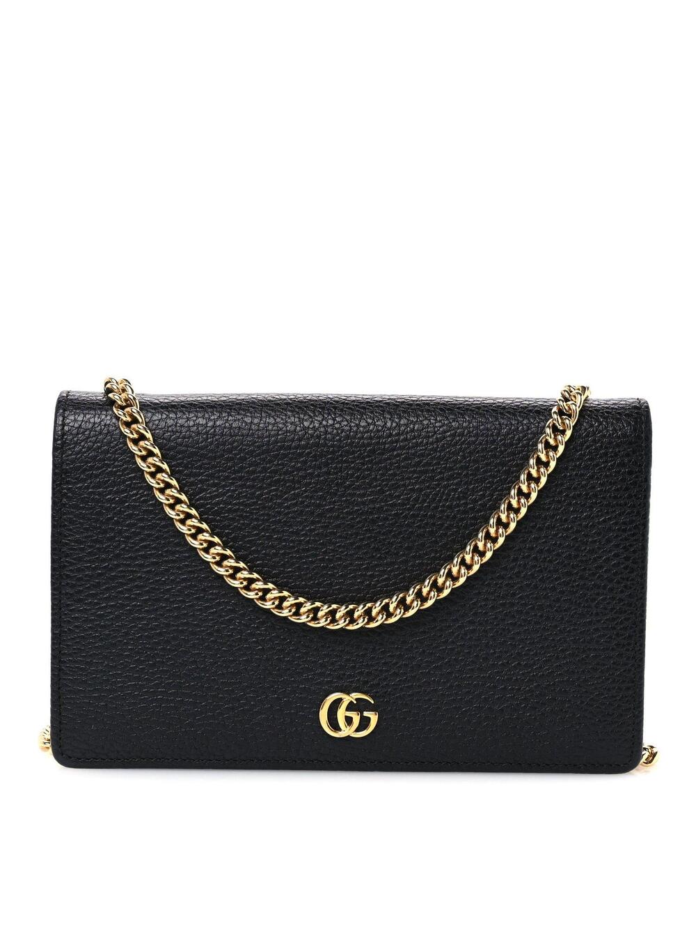 Gucci Calfskin Mini Gg Marmont Chain #347453G89B